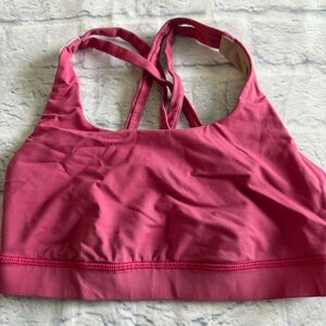 Lululemon Energy Sports Bra 6 | Pink Strappy Back Activewear